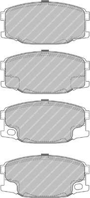 Комплект тормозных колодок, дисковый тормоз