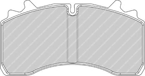 Комплект тормозных колодок, дисковый тормоз