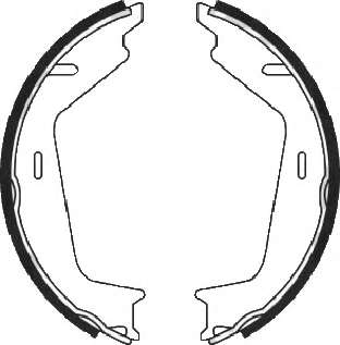 Комплект тормозных колодок, стояночная тормозная система