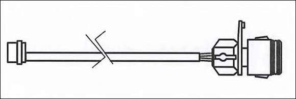 Сигнализатор, износ тормозных колодок