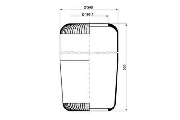Кожух пневматической рессоры