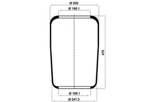 Кожух пневматической рессоры