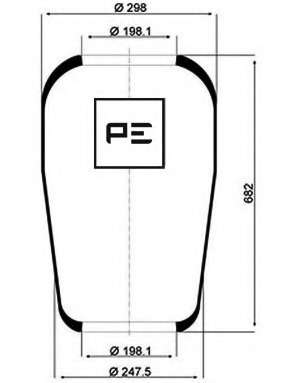 Кожух пневматической рессоры