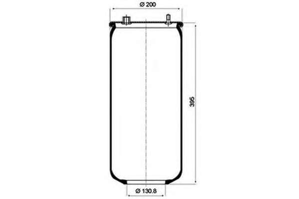 Кожух пневматической рессоры