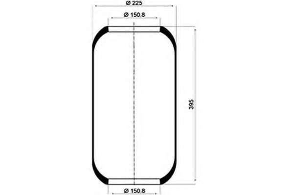 Кожух пневматической рессоры