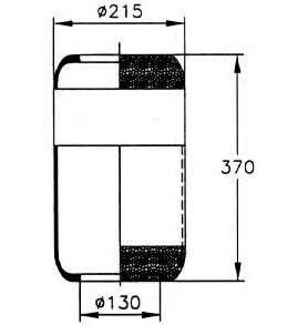 Кожух пневматической рессоры