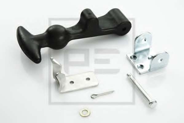 Кронштейн, крышка корпуса аккумулятора