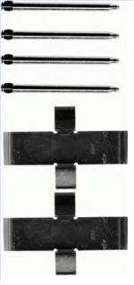 Комплектующие, колодки дискового тормоза