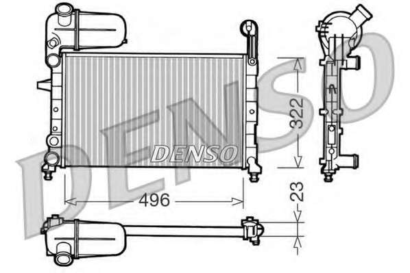 Радиатор, охлаждение двигателя