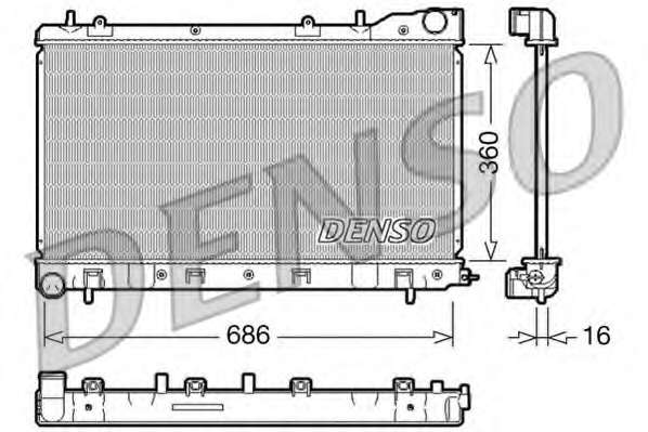 Радиатор, охлаждение двигателя