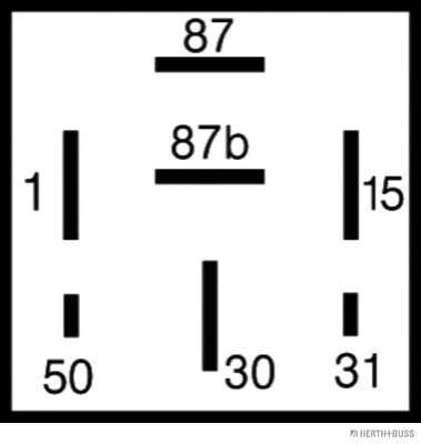 Реле, топливный насос