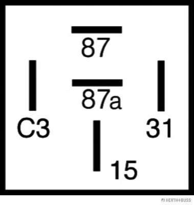 Реле, топливный насос