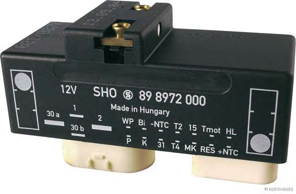 Реле, продольный наклон шкворня вентилятора