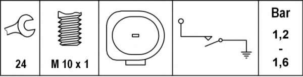 Датчик давления масла