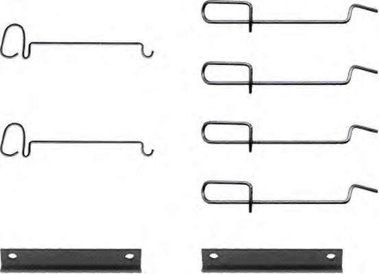 Комплектующие, колодки дискового тормоза