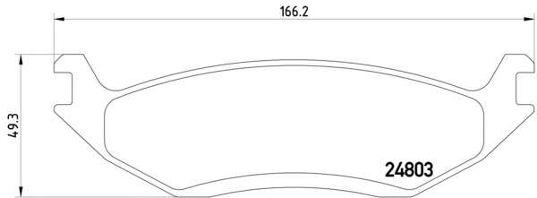 Комплект тормозных колодок, дисковый тормоз