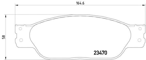 Комплект тормозных колодок, дисковый тормоз