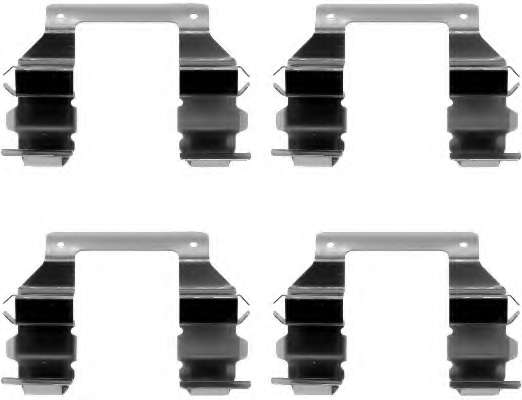 Комплектующие, колодки дискового тормоза