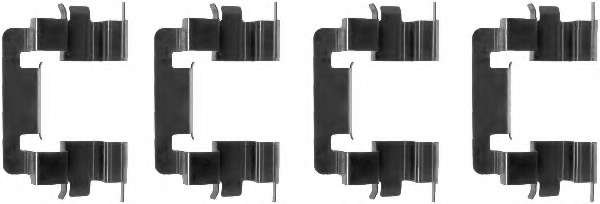 Комплектующие, колодки дискового тормоза