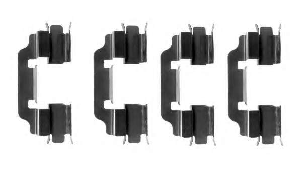 Комплектующие, колодки дискового тормоза