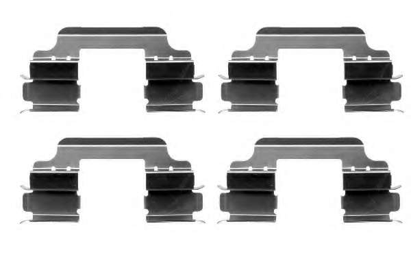 Комплектующие, колодки дискового тормоза