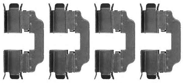 Комплектующие, колодки дискового тормоза