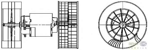 Вентилятор салона