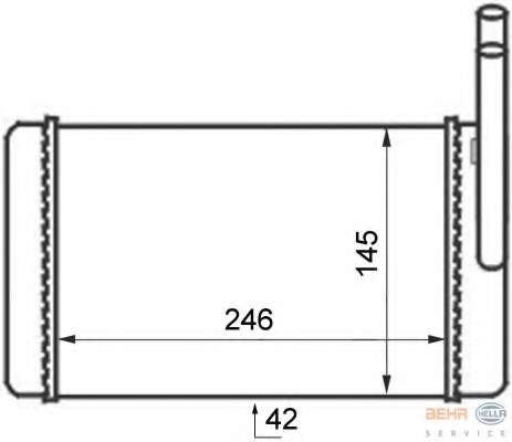 Теплообменник, отопление салона