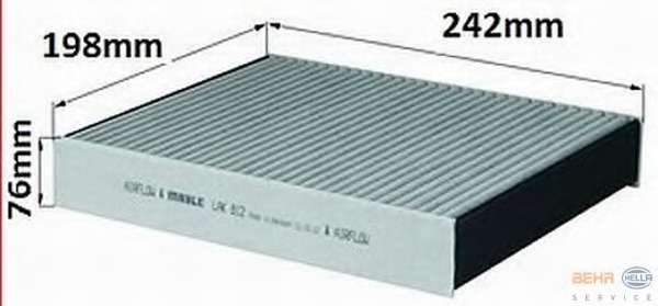 Фильтр, воздух во внутренном пространстве