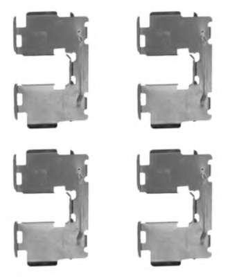 Комплектующие, колодки дискового тормоза