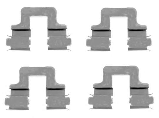 Комплектующие, колодки дискового тормоза