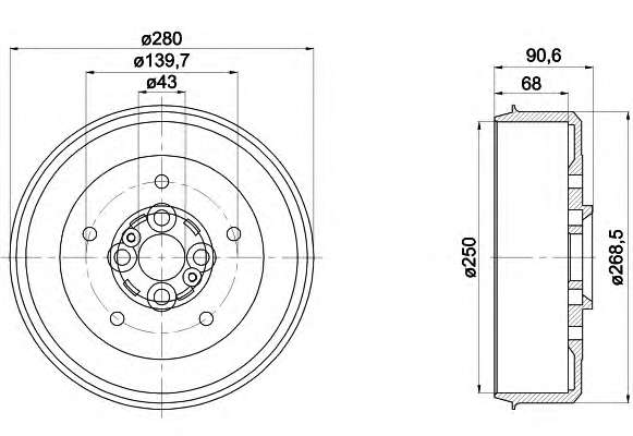 Тормозной барабан