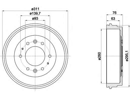 Тормозной барабан