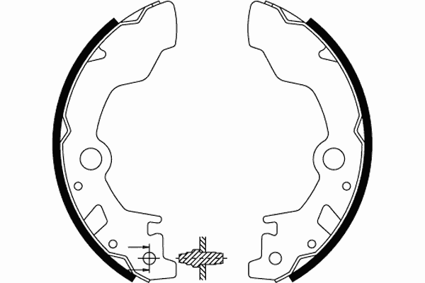 Комплект тормозных колодок