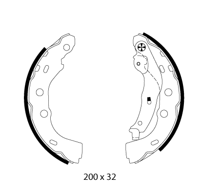 Комплект тормозных колодок