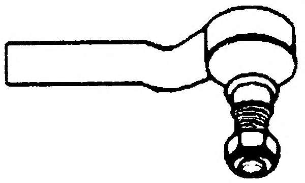 Наконечник поперечной рулевой тяги