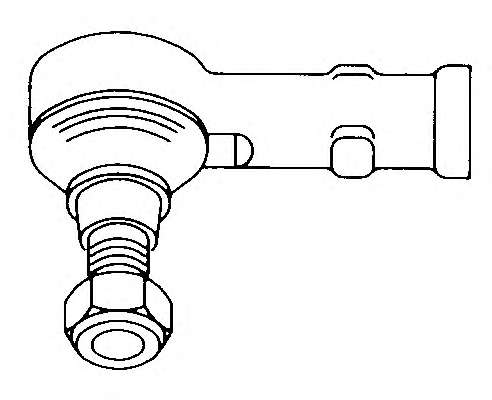 Наконечник поперечной рулевой тяги