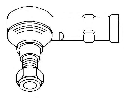 Наконечник поперечной рулевой тяги
