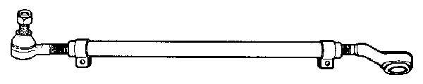 Поперечная рулевая тяга