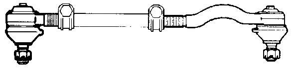 Поперечная рулевая тяга