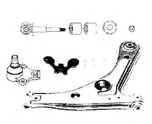 Ремкомплект, поперечный рычаг подвески