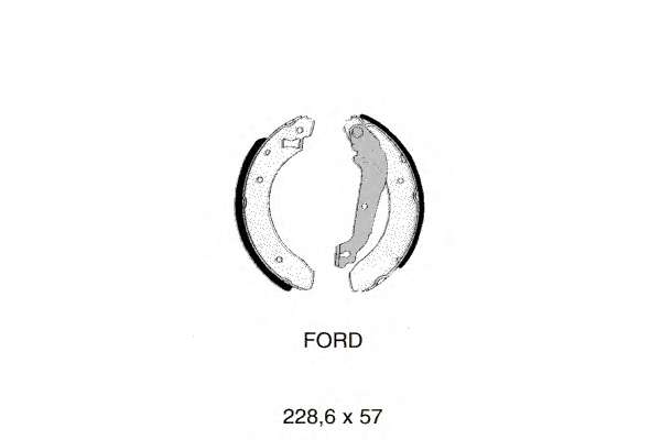 Комплект тормозных колодок