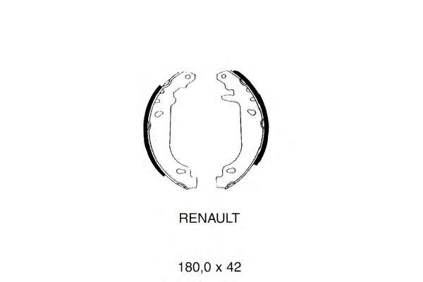 Гальмівні колодки (набір)