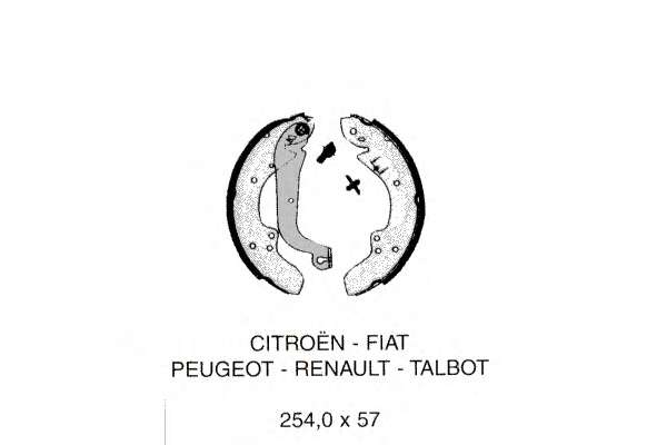 Гальмівні колодки (набір)