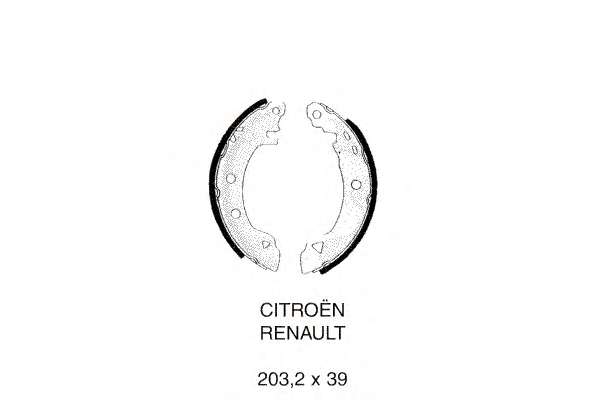 Комплект тормозных колодок