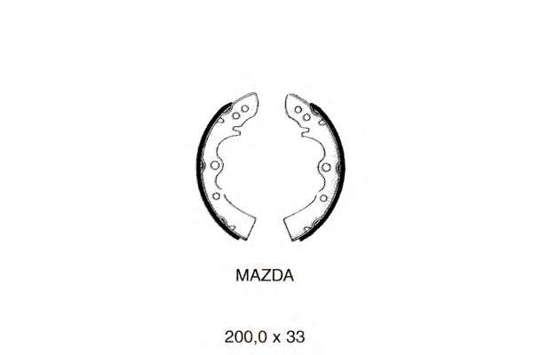 Комплект тормозных колодок