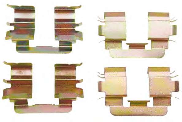 Комплектующие, колодки дискового тормоза