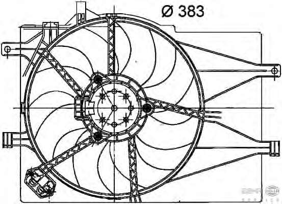 Вентилятор, охлаждение двигателя