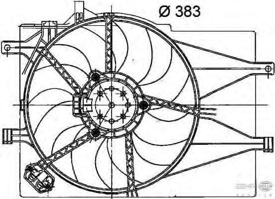 Вентилятор, охлаждение двигателя