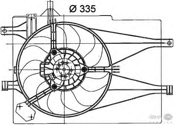 Вентилятор, охлаждение двигателя